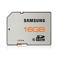 Speicherkarte Samsung 16 GB SDHC Class 6 für Fuji FinePix F600 EXR