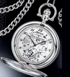 Ingersoll 120 Anniversary Reliance II Taschenuhr IN 9005 WHS