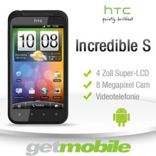 HTC Incredible S Handy OHNE Vertrag Ohne Simlock VersandkostenFREI
