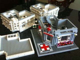 Custom Lego Modular Building Instructions 003 Hospital
