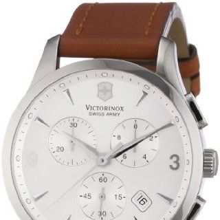 Victorinox Herren Armbanduhr XL Classic Chronograph Leder 241480