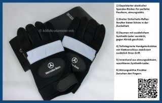 Original Mercedes Benz Arbeitshandschuhe / Handschuhe Unisex Gr. L