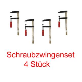 4x Schraubzwinge Klemmzwinge Spannzwinge 140x500 22143