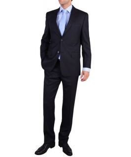 klassischer Anzug 100 % Schurwolle, blau (UVP 399.90 €)