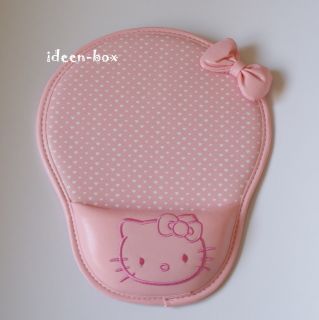 Hello Kitty Mauspad Mouse Pad 3D Schleife Rosa