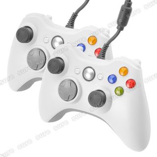 2x Schock Controller Gamepad Joystick Game Pad fuer Microsoft XBOX 360