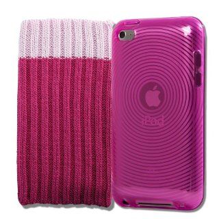 KOLAY® Silikon Hülle Case Schutzhülle in Pink & Schutzsocke für