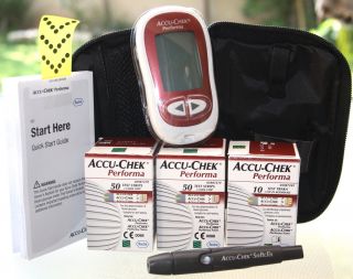 410 Accu Chek Performa Diabetes Teststreifen Zucker Augenblick
