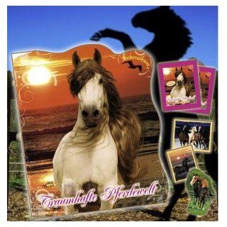 Traumhafte Pferdewelt Sticker Album + romantisches Poster 