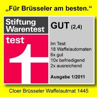 Cloer 1445 Brüsseler Waffelautomat / Stiftung Warentest GUT (01/2011