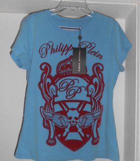 PLEIN LUXUS COUTURE T SHIRT CLASSIC SCULL GR S UVP 399, €