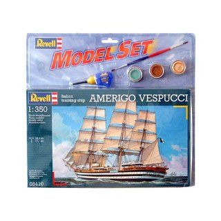 Segelschiff Amerigo Vespucci, 1350, Modellbausatz inkl. Farben