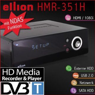 Ellion HMR 351H HDMI DVB T Receiver Media Recorder 