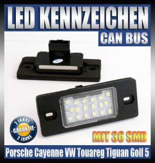 LED Kennzeichenbeleuchtung VW Tiguan 2007 2010 xenon weiß Auto lampe