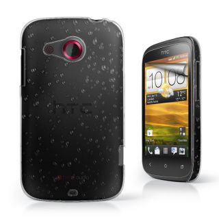 3D RAIN DROP DESIGN HARD CASE COVER For HTC Desire C + Film