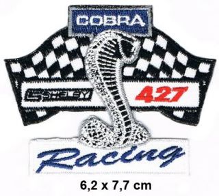 COBRA 427 RACING Aufnäher Patches Ford Mustang Shelby GT500 USA