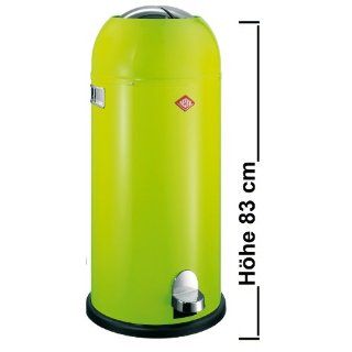 Wesco Kickmaster maxi Mülleimer, 40 Liter, Farbe limegreen 