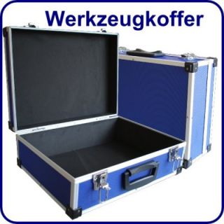 Werkzeugkoffer Alu Koffer Alukoffer blau 435x340x175mm