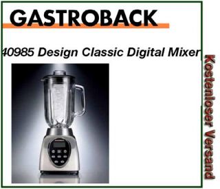 Gastroback 40985 Design Classic Digital Mixer Metall / Standmixer Neu