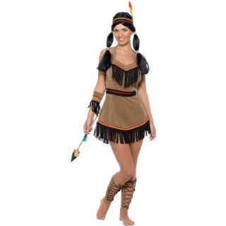 Indianerinkostüm Apache Kostüm Indianerin Kleid Gr. 36/38 (S), 40/42