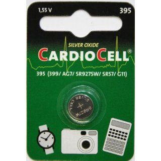 Cardio Cell Uhrenbatterie 395 1,55V 399 SR927SW SR57 