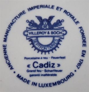 Villeroy & Boch Cadiz Teetasse mit Untere