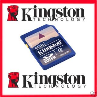 4GB Kingston SDHC Card 4 GB SD HC Karte NEU ORIGINAL
