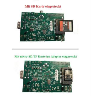 TF(Micro SD)/SD Karte Adapter fuer Raspberry Pi Board, NEU