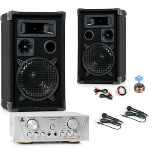 PA Karaoke Partyanlage Verstärker Lautsprecher DJ 489