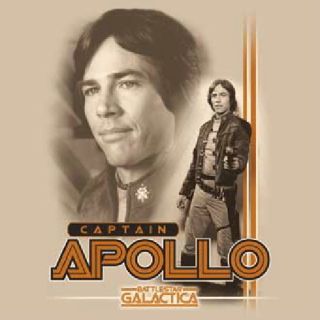 Original Battlestar Galactica Captain Apollo T Shirt