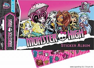 Monster High Sticker Briefchen   Set mit 28 Sticker von IMC   AUSWAHL