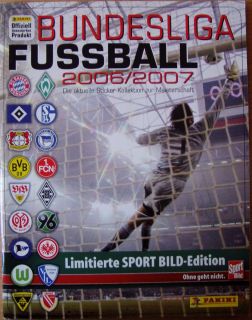 Panini Bundesliga 2006/2007 06/07 , Alle 498 Sticker + Album