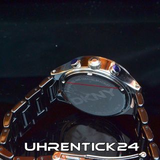 DKNY NY4983 Cronograph DAMENUHR DAMEN UHR Keramik STRASS NEU OVP