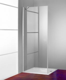 Hüppe Seitenwand 501 Design Dusche Duschabtrennung 750mm