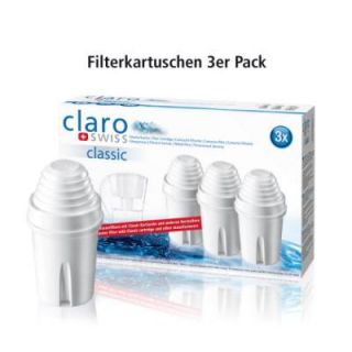 ClaroSwiss Filterkartusche Wasserfilter u.a für Brita Classic