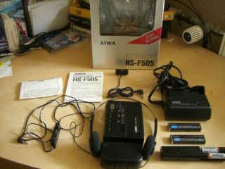 Aiwa Walkman HS F 505 mit Aufnahme und Orginalverpackung neuwertig