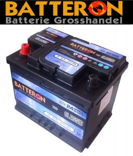 Batteron  Starterbatterie/Autobatterie 12V 55Ah 510A (EN) VW Audi BMW