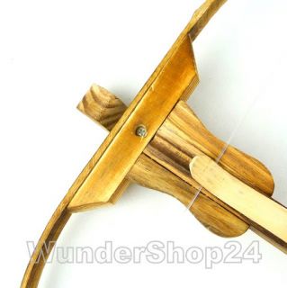 Holzarmbrust Kinder Armbrust aus Bambus und Holz mit 3 Gummi Pfeile