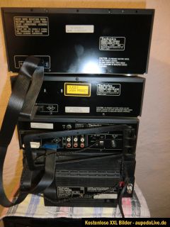Stereoanlage TECHNICS SL CH 505/CH 404 mit KENWOOD Phonoschrank