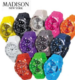 Madison Ny Silicon Candy MINI Uhr viele Farben ***ORIGINAL & NEU