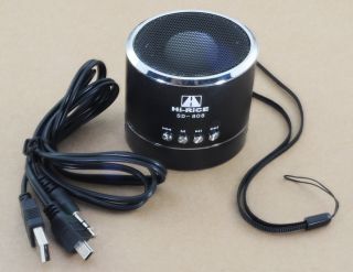 Mini digital media speaker SD808 Ipod Pc laptop iphone Black