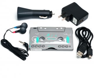 KFZ Auto Kassetten Adapter+ Player mit SD Slot USB