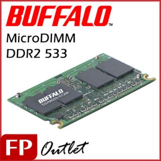 Buffalo D2/M533 512MB MicroDIMM 533MHz SDRAM 214Pin NB