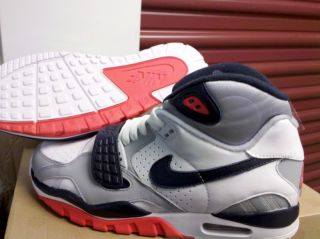 DS Nike Air Trainer SC 2 QS Infrared ii white grey max 90 sz 8 8.5