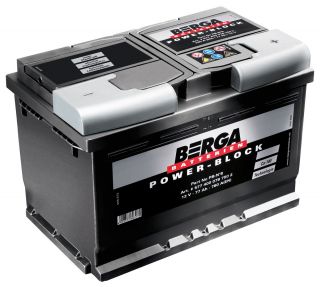 Autobatterie Starterbatterie 60Ah 540A Berga Power Block Neu by Varta
