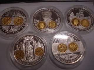 Münzen/Medaillen aus dem Satz 1200 Jahre Münzgeschichte