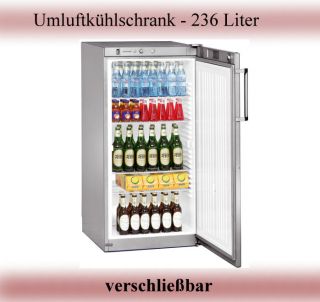 Liebherr Umluft Universal Flaschen Kühlschrank FKvsl 2610   236 Liter