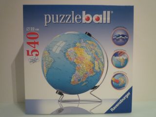 Ravensburger Puzzleball Globus 540 Teile mit Drehfuß in OVP
