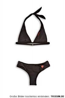 DUCATI Company Neckholder Bikini schwarz   sehr SEXY 