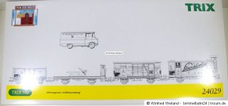 Trix 24029 Güterwagen Set Schiffsausrüstung der DB, OVP, neuwertig